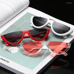 Sunglasses Half Frame Women's Sunglases Fashion Dress Up Trend Products 2024 Brand Glasses Sunglass For Women