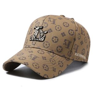 Designer Ball Caps Old Flower Light Luxury Brodered Letter Ly Full Print Baseball Hat Fashionabla and Trendry Par Style Sunshade and Sunscreen mångsidig