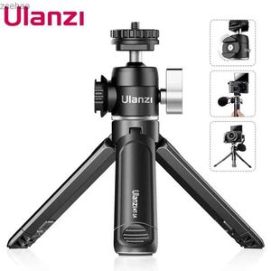 Tripods Ulanzi U-vlog Lite Mini Tripod z 360 Ball Head Cold Shoe Selfie Statyw tabletopa do kamery iPhone'a Android Telefon DSLRL240115