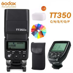 アクセサリーGodox TT350ワイヤレススピードライトフラッシュGN36 2.4G TTL HSS 1/8000Sミニフラッシュ +XPro +X1T for Canon Nikon Sony Fuji Olympusカメラ