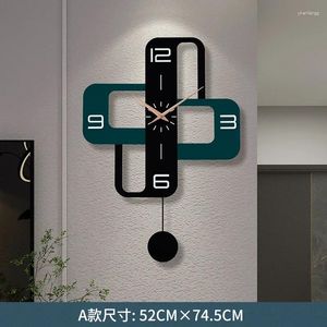 Wall Clocks Simple Home Decor Fashion Dining Room Creative Clock Modern Design Living Decoration