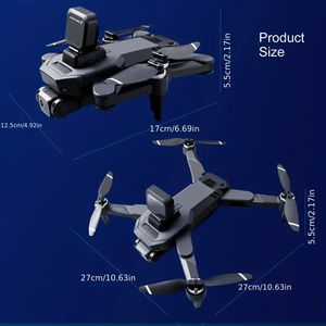 S109 Pro Drone com câmera HD, helicóptero de controle de rádio com GPS, Natal, Dia de Ação de Graças, presente de ano novo