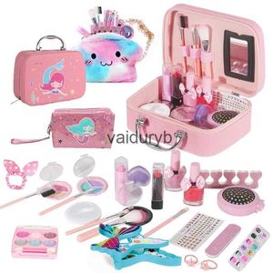 Beauty Fashion Girls Toys Symulacja ldren makijaż makijaż do mycia makijaż zestawy szminki