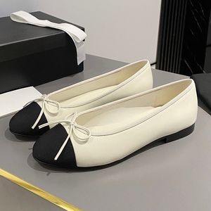 Designer Designer Ballet Flats Women Scarpe Bowknot Slip on Lazy Shoes Party Flat Shoe Femme