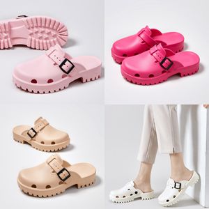 Damen-Sandalen, Damen-Hausschuhe, Slipper, Leder, Gummi, Sandalen, Sommer-Strand-Schuhe, Unterteile, Slider, 36–41