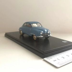 Die Cast Scala 1/43 Saab 92b 1954 Simulazione in lega Statica da collezione Modello di auto Hobby Regalo di festa Giocattolo Ornamento Display 240115