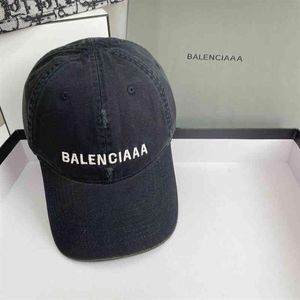 Balencaigass Hat 2022 Original High Quality Correct Version b Paris Washed Holes to Make Old Baseball Caps Oppca291q