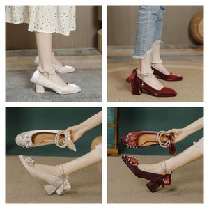 Heels Woman Designer Summer High Shoes New One Word with Open Toe Sandals Sexy Real Leather Pla 80