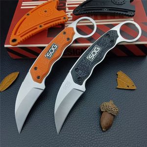 S.O.G Karambits Klauenmesser 7Cr13Mov Stahlklinge Nylon-Fiberglas-Griffe Camping Outdoor-Tool Taktischer Kampf Selbstverteidigungsmesser