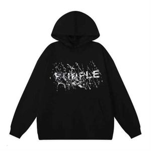 Lila varumärke hoody designer hoodies kvinnor män lila-varumärke mode lös streetwear tröjor toppar klädhög gata huvtröja 2024 våren a8uf