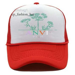 Lanvins Ball Caps Trucker Hat American Truck Cap Letter Print Screen Cap Breathable Curved Brim Lanvins Baseball Cap Unisex White Fashion Brand Galery Dept Hat 2798