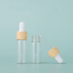 DHL Free Пустые 10 мл прозрачные стеклянные бутылки-капельницы со стеклянной пипеткой-капельницей для эфирных масел, ароматерапия, оптовая продажа
