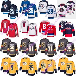 Personalizado Mens Mulheres Juventude Winnipeg Jets Jersey Patrik Laine Marc Andre Fleury Mark Ston Ryan Reaves Alex Oshie Mikael Granlund Filip Forsberg Josi Hóquei Jerseys