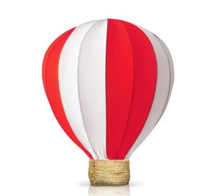 Dekorationer DIY Party Decoration Silk Screen Colorful Lantern Födelsedag Bröllopsfest Decor Fire Balloon 1# cirka 25*30 cm HOTAIR Balloon FD09