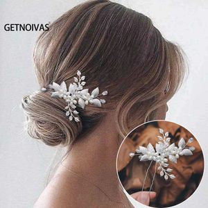Headbands Wedding Hair Combs U Shape Pearl Hair Clips Accessories for Women Head Ornaments Jewelry Bridal Headpiece Hairstyle Design Tools