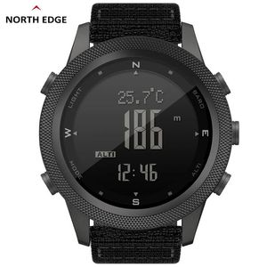 Watches North Edge Apache46 Men Digital Watch Outdoor Sports Running Swimming Outdoor Sport Watches Altimeter Barometer Compass WR50M