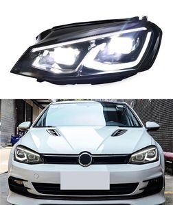 LED Headlight Assembly for VW Golf 7 2013-2017 Daytime Running Head Light MK7 Turn Signal Lamp Lens