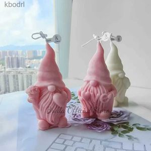 Craft Tools Hand Held Love Santa Silicone Candle Mold Christmas Decorative Crafts Sculpture Plaster Resin Molds DIY Handmade Soap Making YQ240115