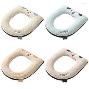 Toilet Seat Covers Cover Bathroom Cushion Mat With Zipper And Handle Stylish Dropship