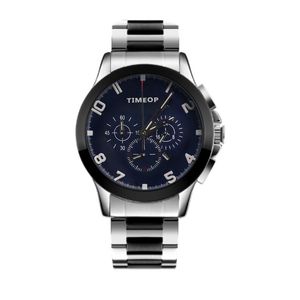 Orologio Herren-Uhrwerk, 43 mm, Edelstahl-Chronographenuhr für Herren, Quarz-Armbanduhr, Designer Montre De Luxe