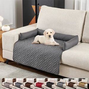 Impermeabile Divano per cani Copridivano Letto per animali Coperta Tappetino per animali domestici con cuscino per il collo Lavabile Nido calmante per gatti per viaggi Interni casa 240115