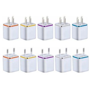 Escovas de banho, esponjas purificadores carregador de parede adaptativo rápido 5V 2.1A adaptador de energia USB carregadores de telefone celular plug drop delivery home gar dhk2o