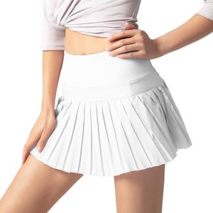 LL Galli da tennis pieghettate da pellicola da ginnastica Shorts sport Shorts Female Runnante