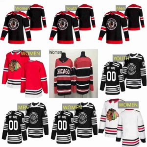 Personalizzato Uomo donna giovanile Chicago''Blackhawks''Hockey Jerseys 4 Jones 19 Jonathan Toews 82 Caleb Jones 43 Colin Blackwell 5 Connor Murphy 58 MacKenzie Entwistle 16 Ju