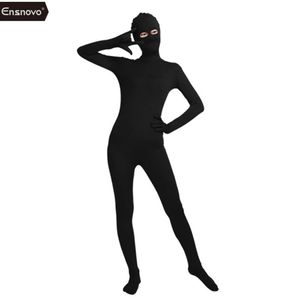 Ensnovo Women Zentai Bodysuit Lycra Nylon Spandex Suit Eyes Open Unitard Jumpsuits Leotard for Women Cosplay Halloween Party238e