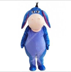 High Quality Cute Donkey Mascot Costume Cartoon theme character Carnival Unisex Halloween Carnival Adults Birthday Party Fancy Outfit For Men Women