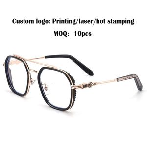 2024 Luxur Designer CH Solglasögon för kvinnor Chromes Glassar Ramar Mens Mens Nytt mode Myopia Flat Heart Eyeglass Frame Ladies Unisex Eyewear Jern