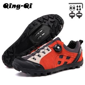 Skodon QQTB1991 Mens Mtb Shoes Breattable Cycling Shoes With SPD Cleat Wearable MTB Gravel Road Bikesneakers Tenis Masculino 3950