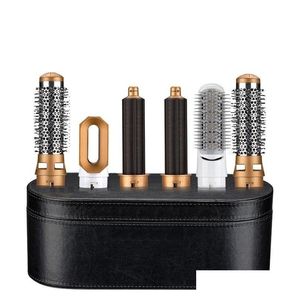 Curling Irons Suszarka do włosów 5 w 1 Wrap Electric Premener Brush Blow Air Common Odłączany dom Dom Różna różdżka W220618 Dostawa Dhrj9