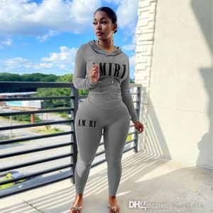 Spring Sports Outfits Womens Tracksuits Designer Hoodie Sweatpants passar Two Piece Matching Set S-XXL för 2024