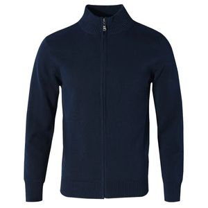 Sweter z solidnym kolorem dla męskiego swetra Slim Fit 100%bawełniany jesienna zima Casual Men Ubrania 8503 240115