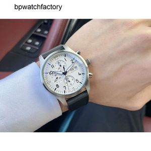 iwcityメンズ高価なメンウォッチウォッチマーク18時計高品質のオートメカニカルウーレンスーパーラミナスデートウォッチメンレザーストラップパイロットラックスH8ji