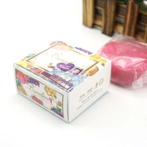 Bumebime Soap Handwork Soap with Fruit Essential Maskホワイトブライトオイル石鹸とバッグ小売ボックスLL