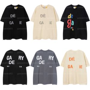 Mens T Shirt Summer Gallerise Dept Shirt Tops Designer T Shirts For Men Classic Letter Logo Print Overdimensionerad Tshirt Högkvalitativ Galery Depts Tshirt Fashion T-shirt 2xl