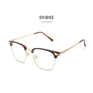 2024 designer de luxo CH óculos de sol para mulheres cromos armações de óculos homens nova miopia lente plana tendência coração óculos quadro senhoras unisex óculos de alta qualidade q71u