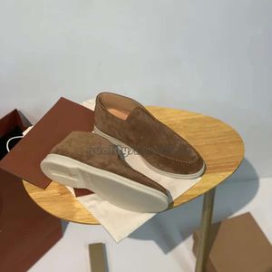 LP Loafers Tasarımcısı Loro Piyano Ayakkabı Loro Ayakkabı Açık Yürüyüş Süet Ayakkabı Adam Kadın Deri Ayakkabı Erkekler Yüksek Üst Slip Sıradan Yürüyüş Daireleri Klasik Ayak Bilgi Boot Shoec1hs