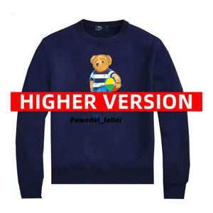 RL Bear's Women's Sweters Kobieta okrągła szyja i SWEATER SWEATER W SWEATER KLASYCZNY Moda RL Mały haft haftowy Laurens Button 6657