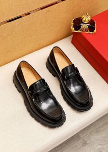 2024 Mens Dress Shoes Male Breathable Platform Oxfords Men Brand Slip On Formal Designer Genuine Leather Flats Size 38-45