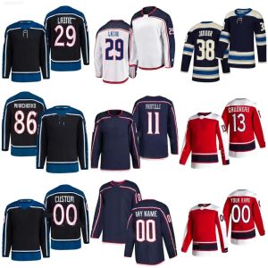 Maglia da hockey personalizzata uomo donna giovane Columbus Boone Jenner Blue Ivan Provorov Justin Danforth Adam Fantilli Zach Werenski Johnny Gaudreau Jake Bean Giacche Jack Ro