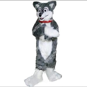 Halloween Fursuit Husky Hund Maskottchen Kostüm Unisex Cartoon Anime Thema Charakter Karneval Männer Frauen Kleid Weihnachten Fancy Performance Party Kleid