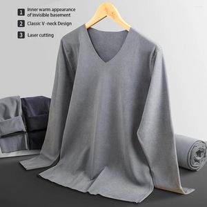 Roupa interior térmica masculina conjunto de veludo sem costura outono inverno escritório em casa escola camada básica roupa interior terno para o sexo masculino