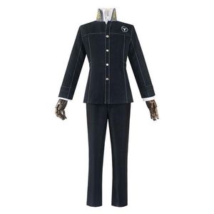 Shin megami tensei persona 4 yasogami yu narukami cosplay traje adulto homem menino uniforme escolar costume274h