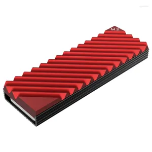 Computer Coolings For M.2 SSD 2280 Heatsink With 2 Layer Thermal Cooling Pads M2 NVMe Size Radiator CPU GPU Heat Sink