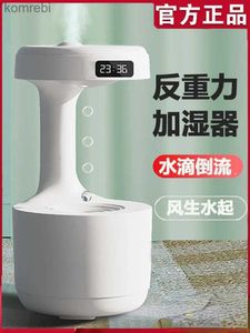 加湿器小さいデスクトップ反重力アトマイザー加湿器加湿器かわいいホームアプライアンスエアベッドルームフィルターハウスルームPurifierl240115