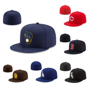 Fitted hats Snapbacks Adjustable baskball Caps All Team Fashion Hip Hop hats for men flat Closed Beanies Sports cap size 7-8