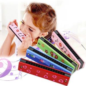 Children Wooden Harmonica Musical Instrument Toys Music Teaching Aids Puzzle Early Education Kindergarten Beginners TMZ 240113